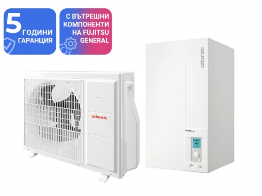 Термопомпа Atlantic ALFEA EXTENSA A.I. R32 8 Kw - отопление, охлаждане и БГВ